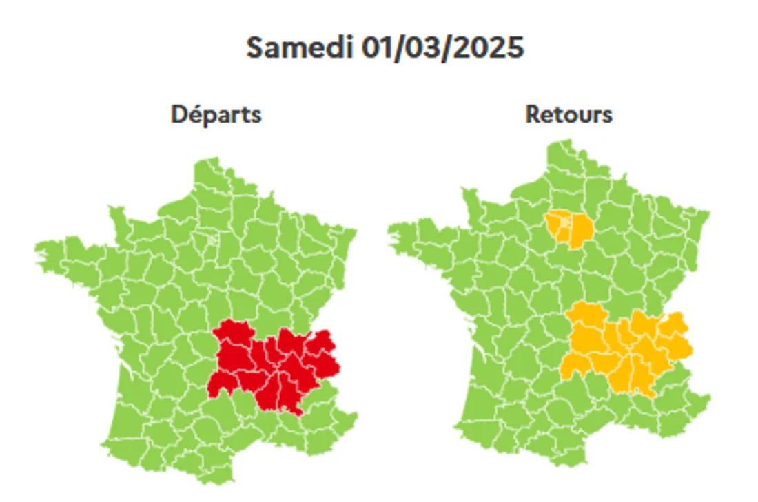 Les prévisions de ce 1er mars.