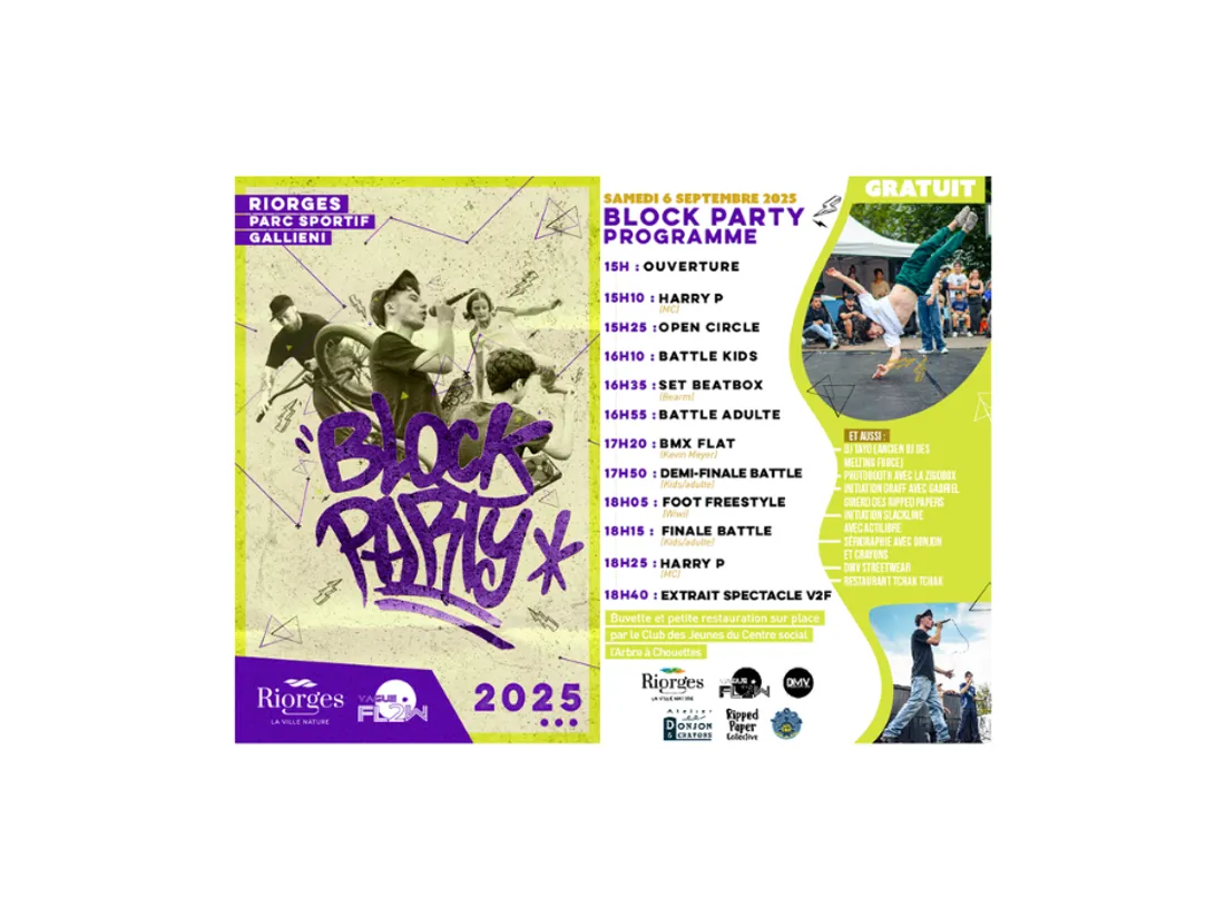 4ème édition de la Block Party à Riorges