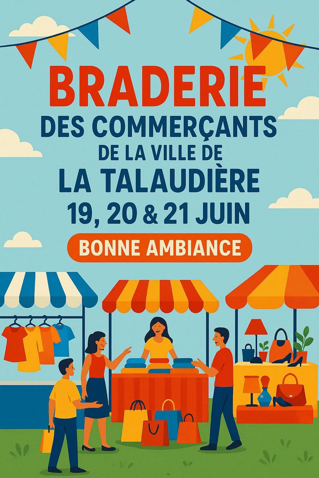 Braderie des commerçants de La Talaudière