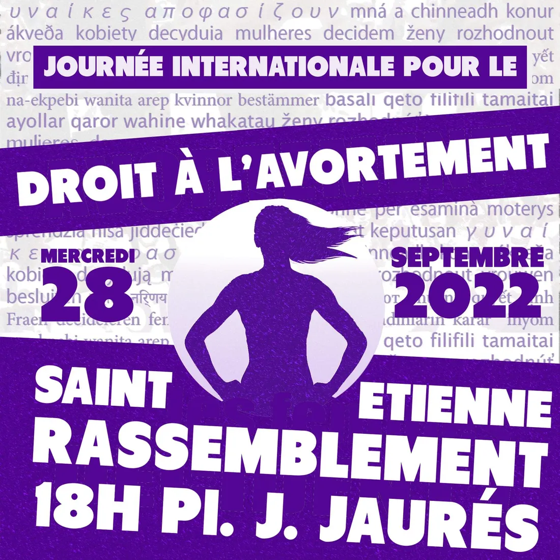Rassemblement pour le droit à l'avortement 