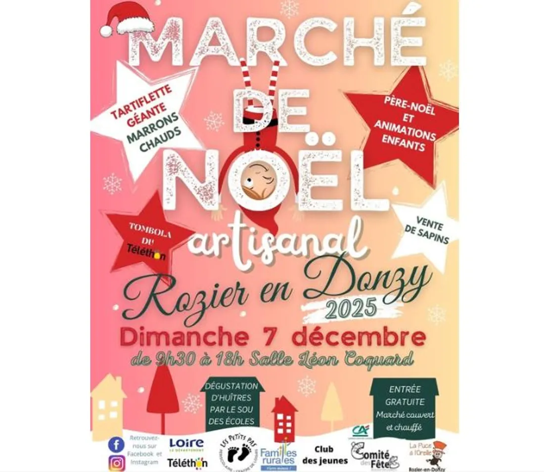 Marché de Noël à Rozier en Donzy