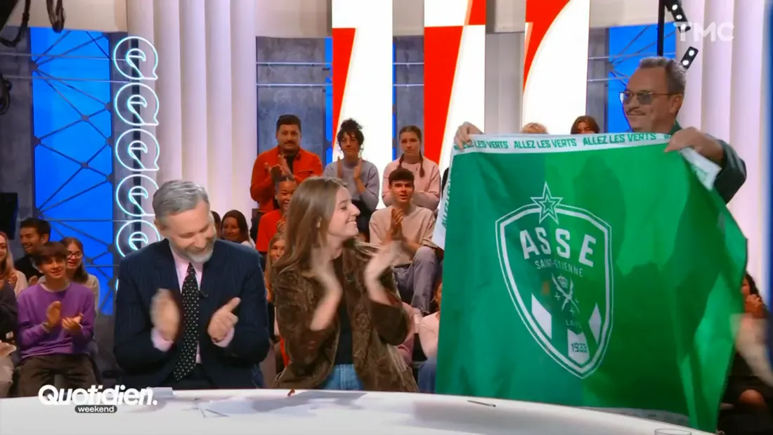 Lors de l'émission Quotidien, l'humoriste Yann Guillarme a fait une chronique sur l'ASSE.