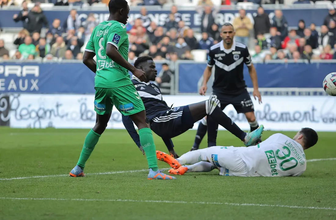 Les Verts ont égalisé grâce à Jean-Philippe Krasso, après l'ouverture du score de Badji. 