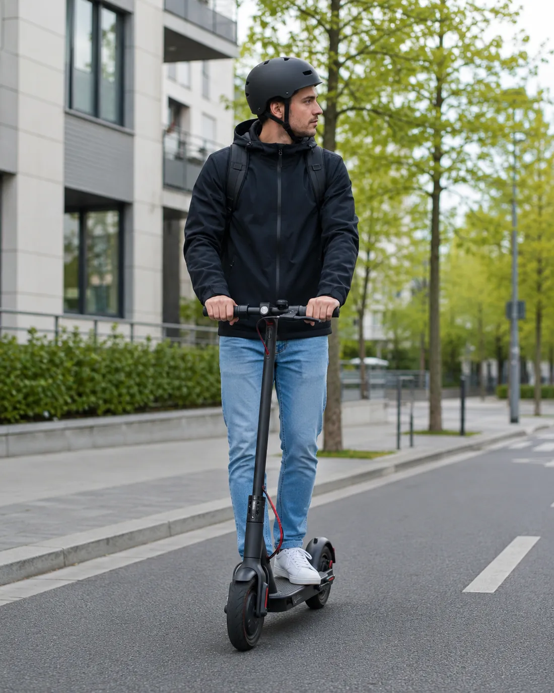 Le casque à trottinette.