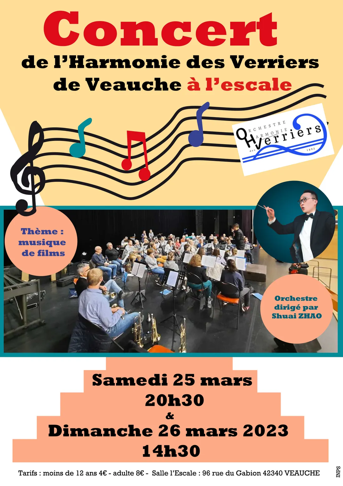 Concert de l'Harmonie des Verriers à Veauche