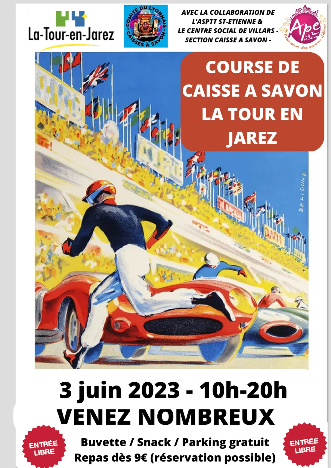 Course de caisses à savon à La Tour-en-Jarez