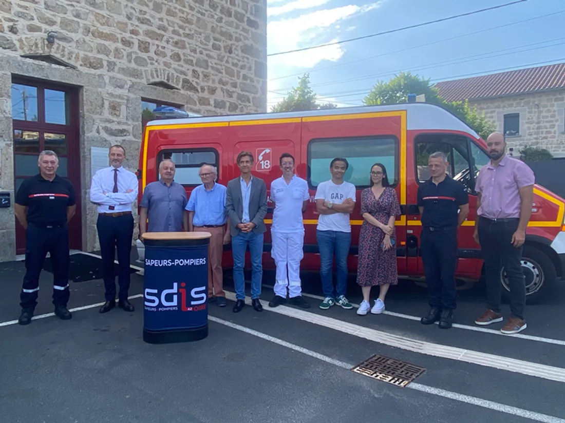 Usson en Forez, pompiers victimes 