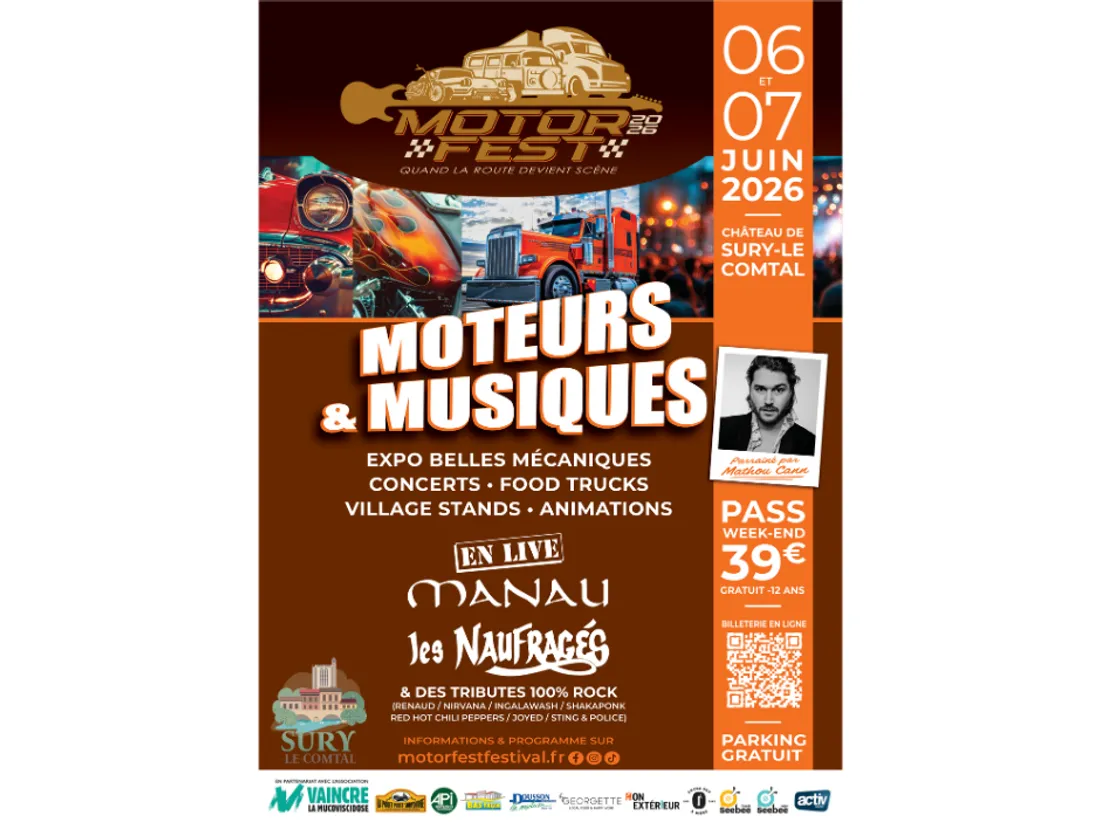 MotorFest Festival au château de Sury-le-Comtal
