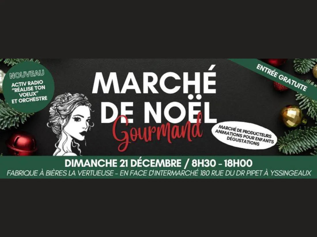 Marché de Noel gourmand - La Vertueuse à Yssingeaux