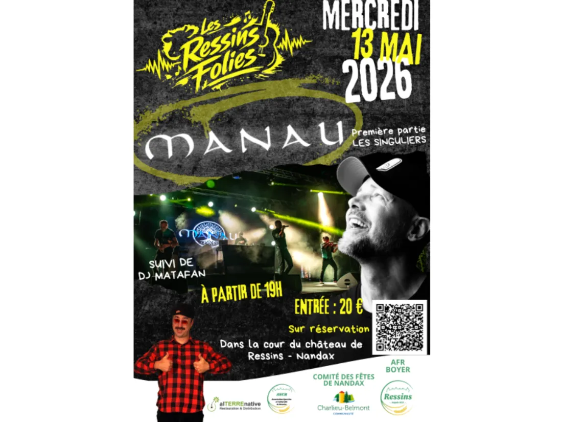Manau en concert aux Ressins Folies