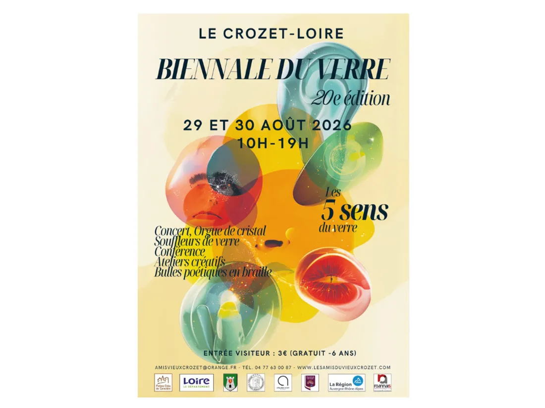 20 ans  Biennale du Verre au Crozet