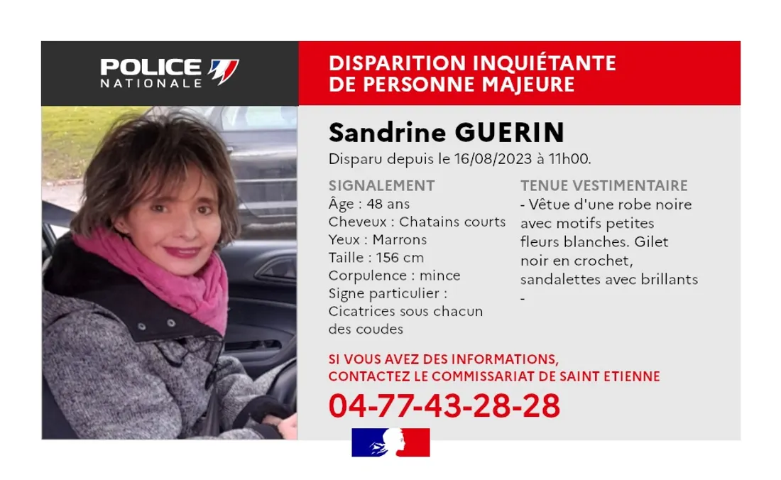 Une disparition inquiétante.