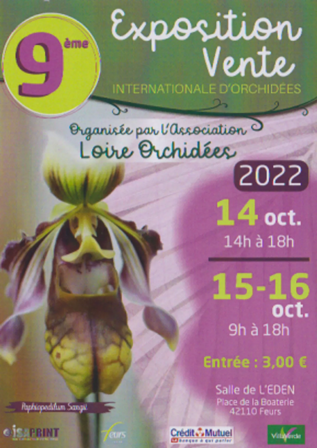 Exposition vente d'orchidées