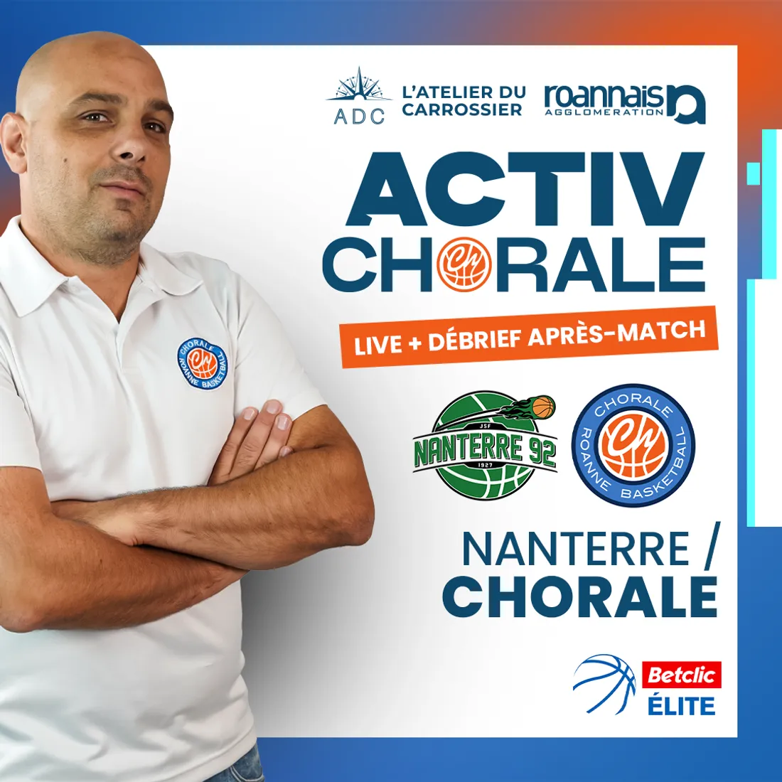 Basket : Nanterre - Chorale à 21h sur Activ