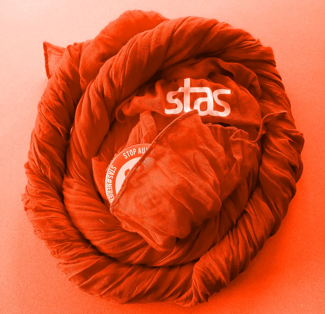 Chèches de la STAS pour l'orange day