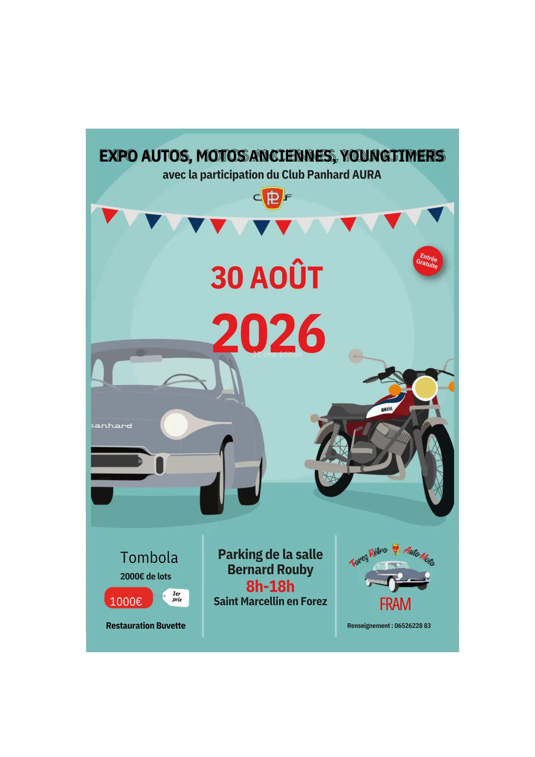23è édition de l'exposition automobile à Saint Marcellin