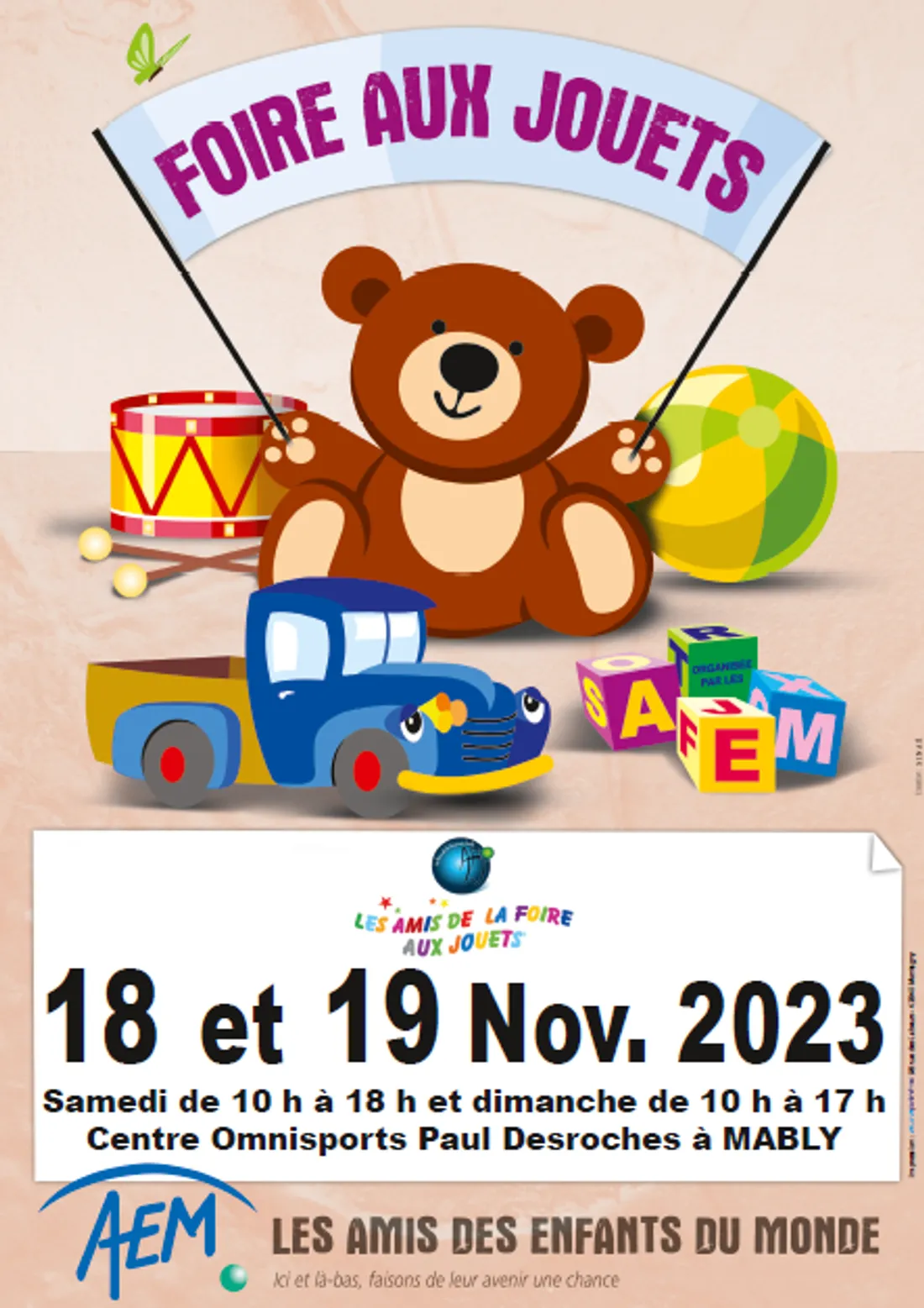 Foire aux jouets à Mably