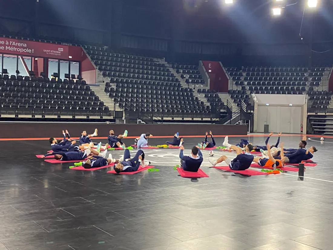 Futsal France echauffement 