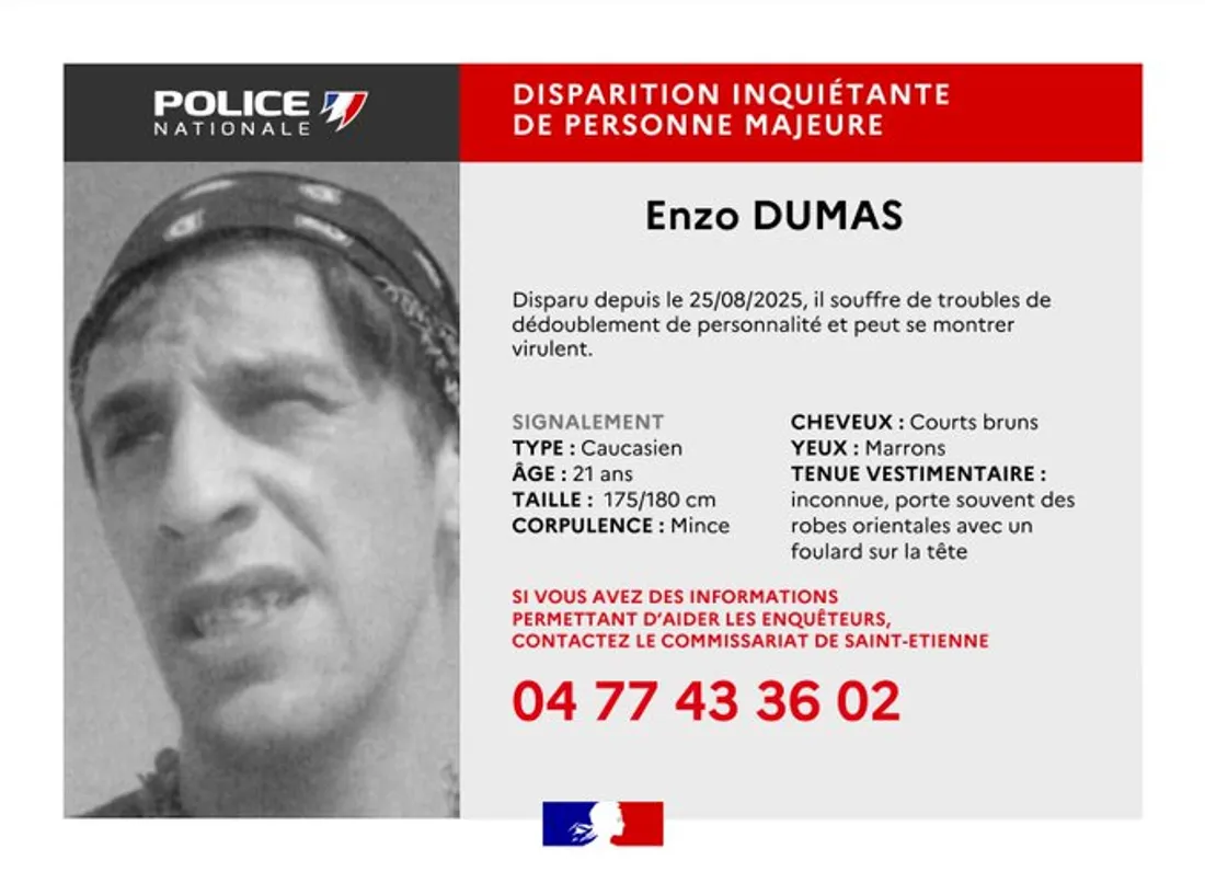 L'appel à témoins lancés ce jeudi soir.