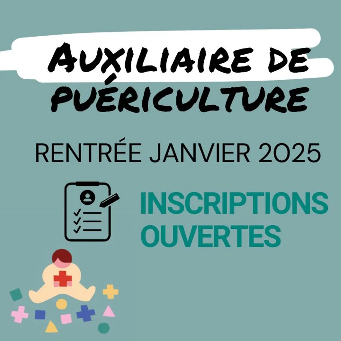 Formation Auxiliaire de puériculture à Croix-Rouge Compétence Saint-Etienne