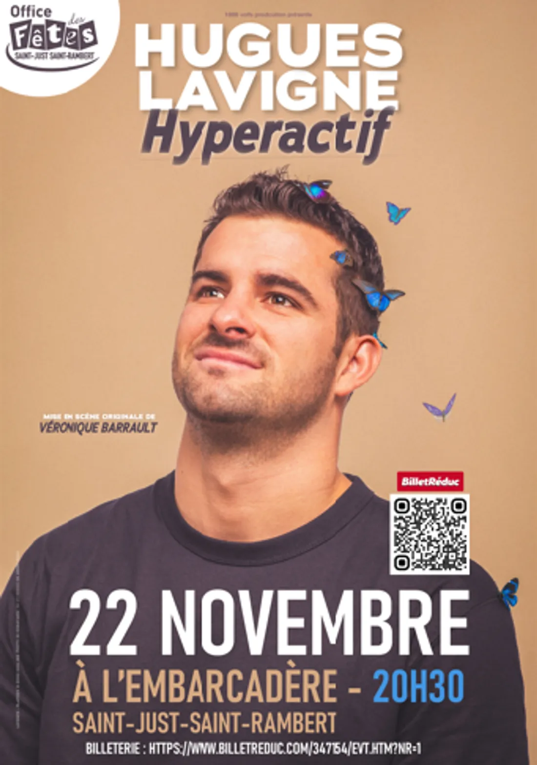 Hugues Lavigne dans "Hyperactif" à St-Just-St-Rambert