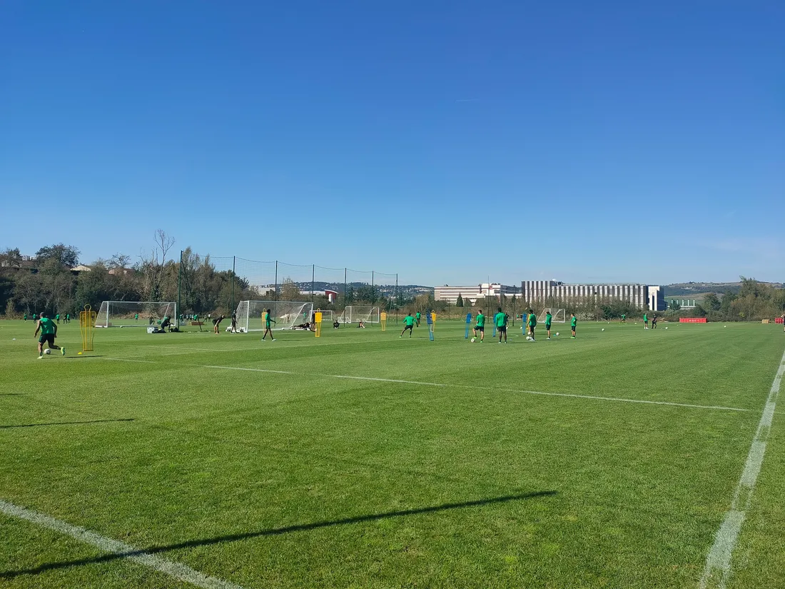 Entrainement des verts