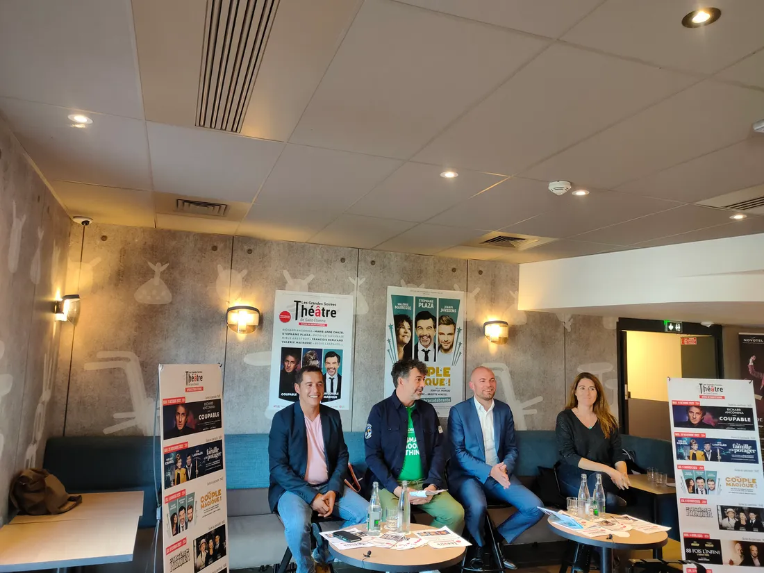 La conférence de presse avec Stéphane Plaza 