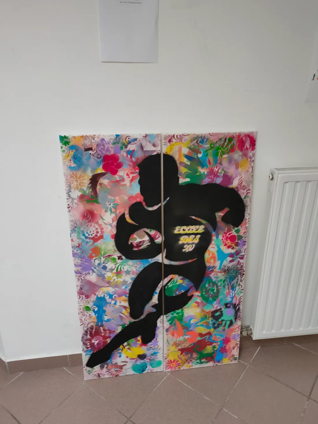 Un grand rugbyman réalisé par les élèves de l'école du XV 