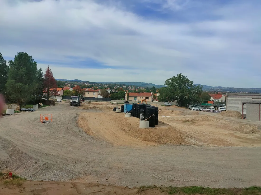 L'ilot est pour le moment en construction