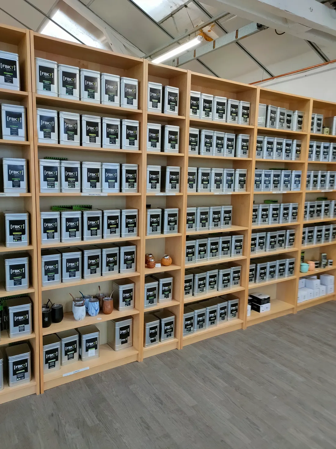 Les produits de la Fabrik à Thé 