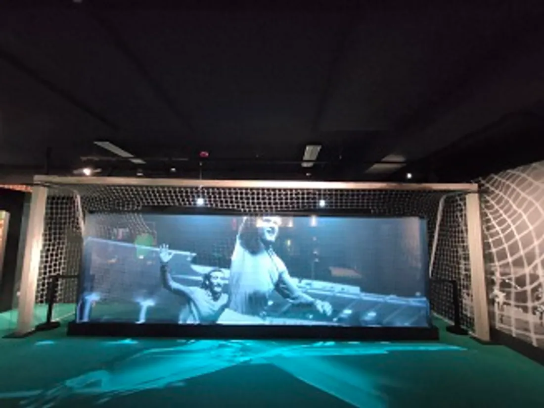 les poteaux carrés exposés au musée des verts 