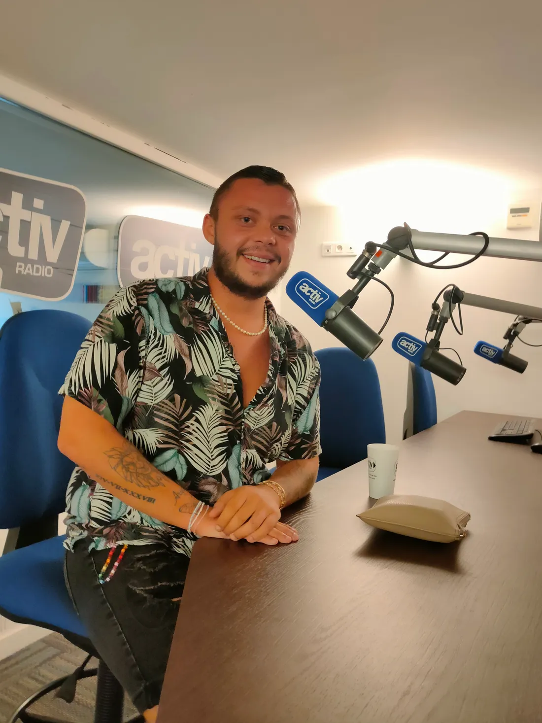 Gaëtan Canaveiras alias Bouboule_42 au micro de Activ Radio 