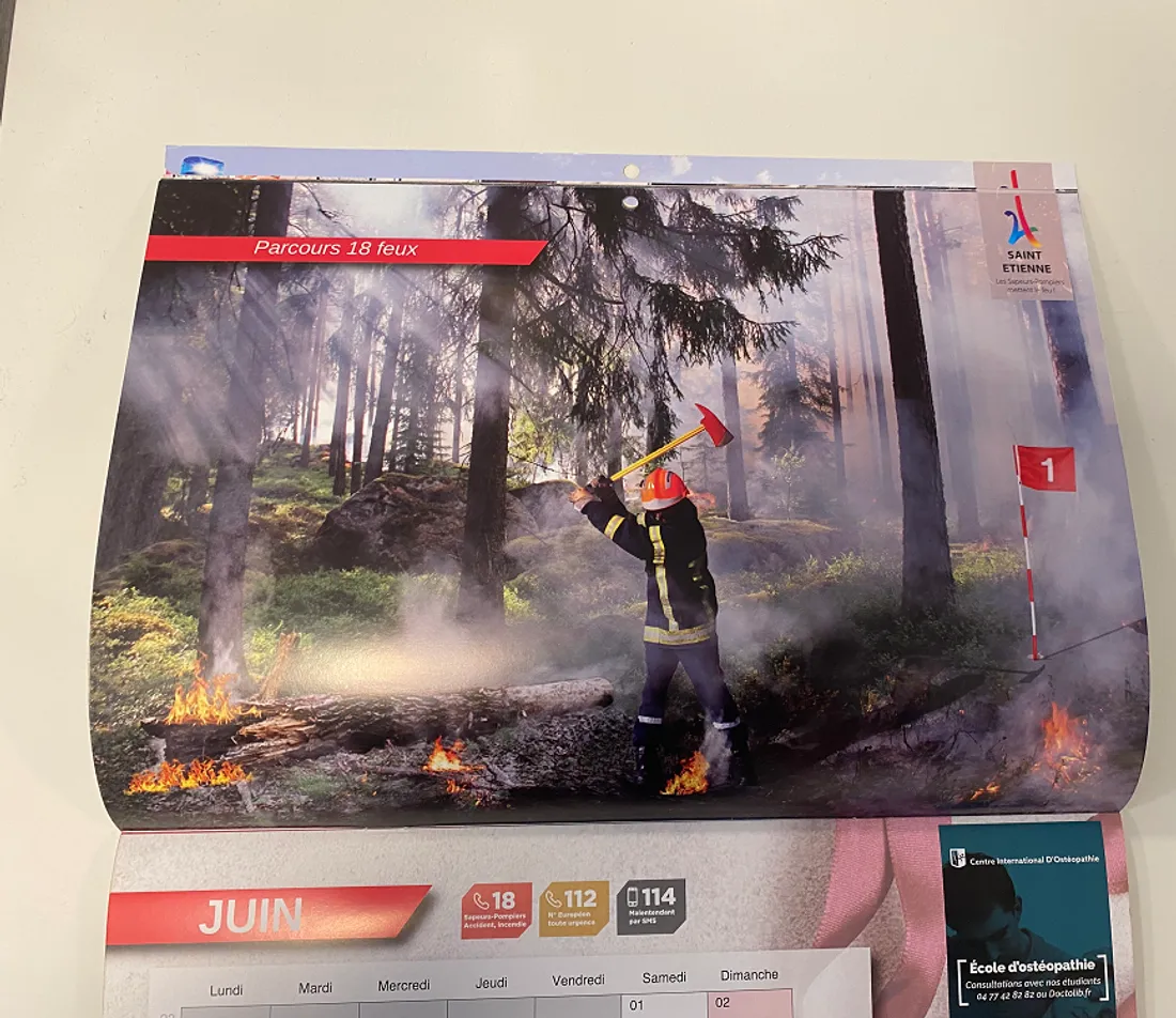 calendrier pompiers 2024