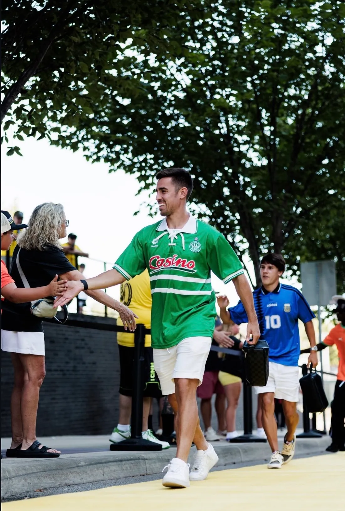 Dylan Chambost n'a pas oublié les Verts !