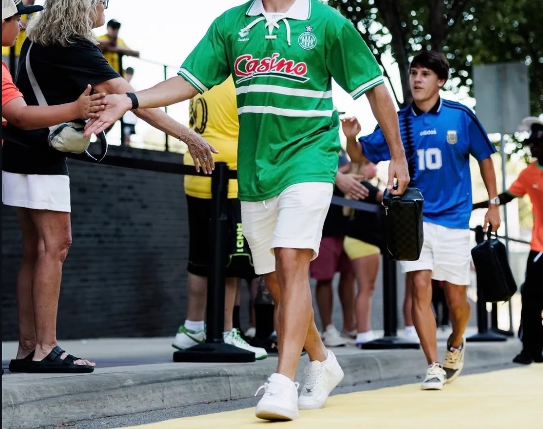 Dylan Chambost n'a pas oublié les Verts !