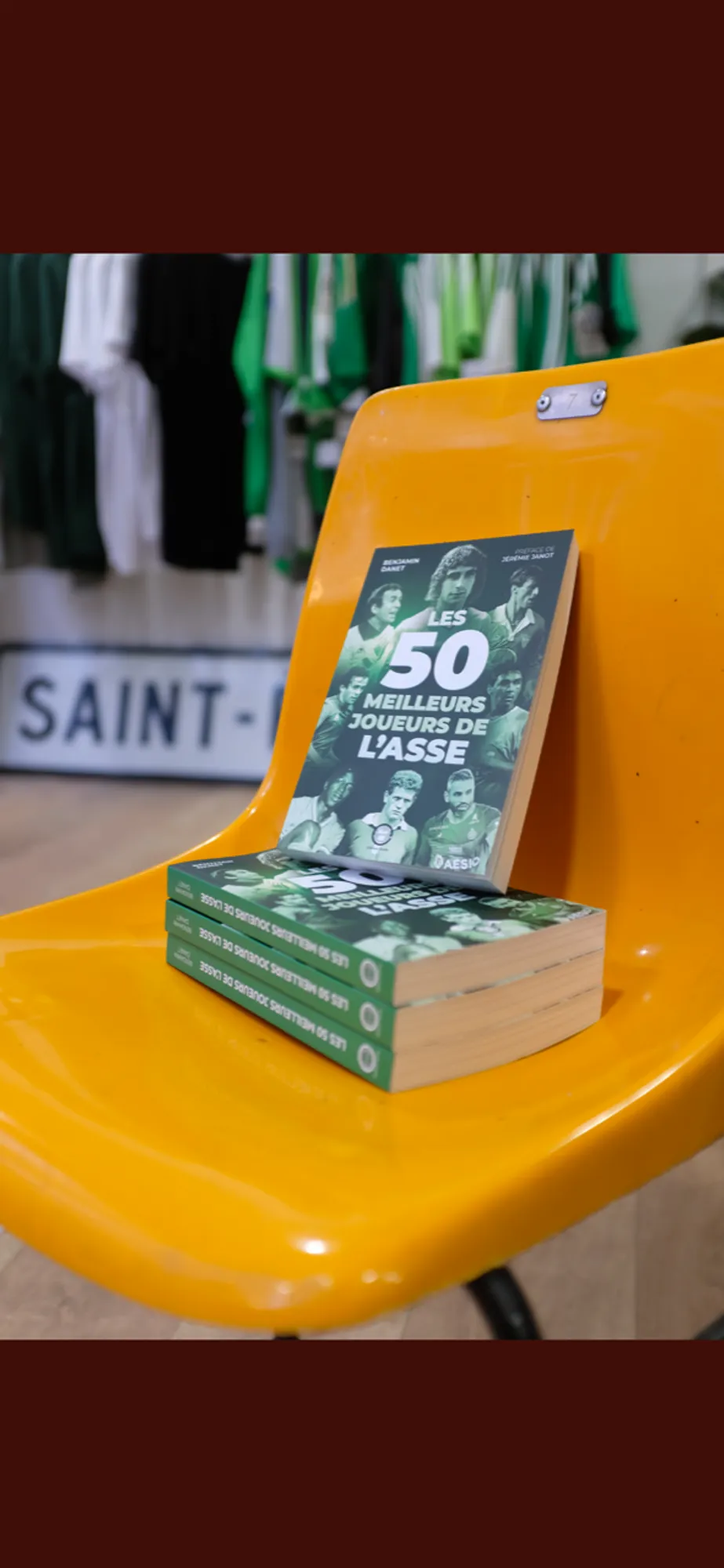 Livre de Benjamin Danet de l'ASSE