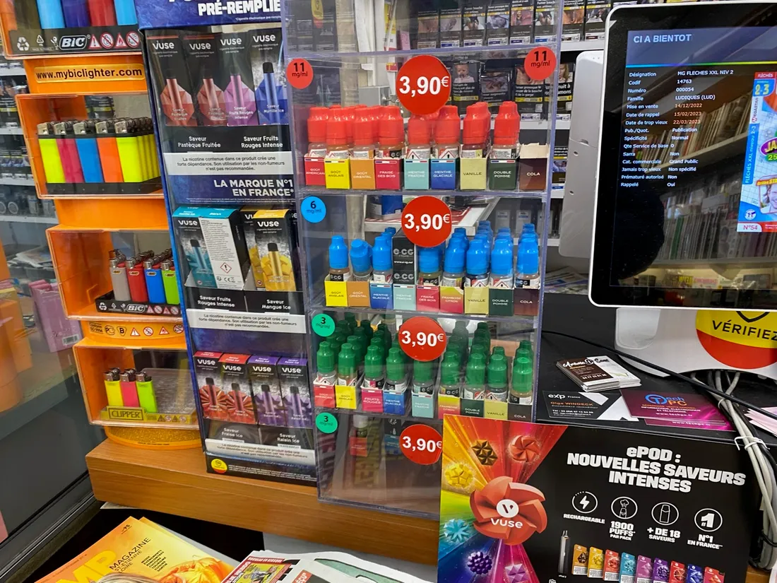 Photo E-liquides/puffs