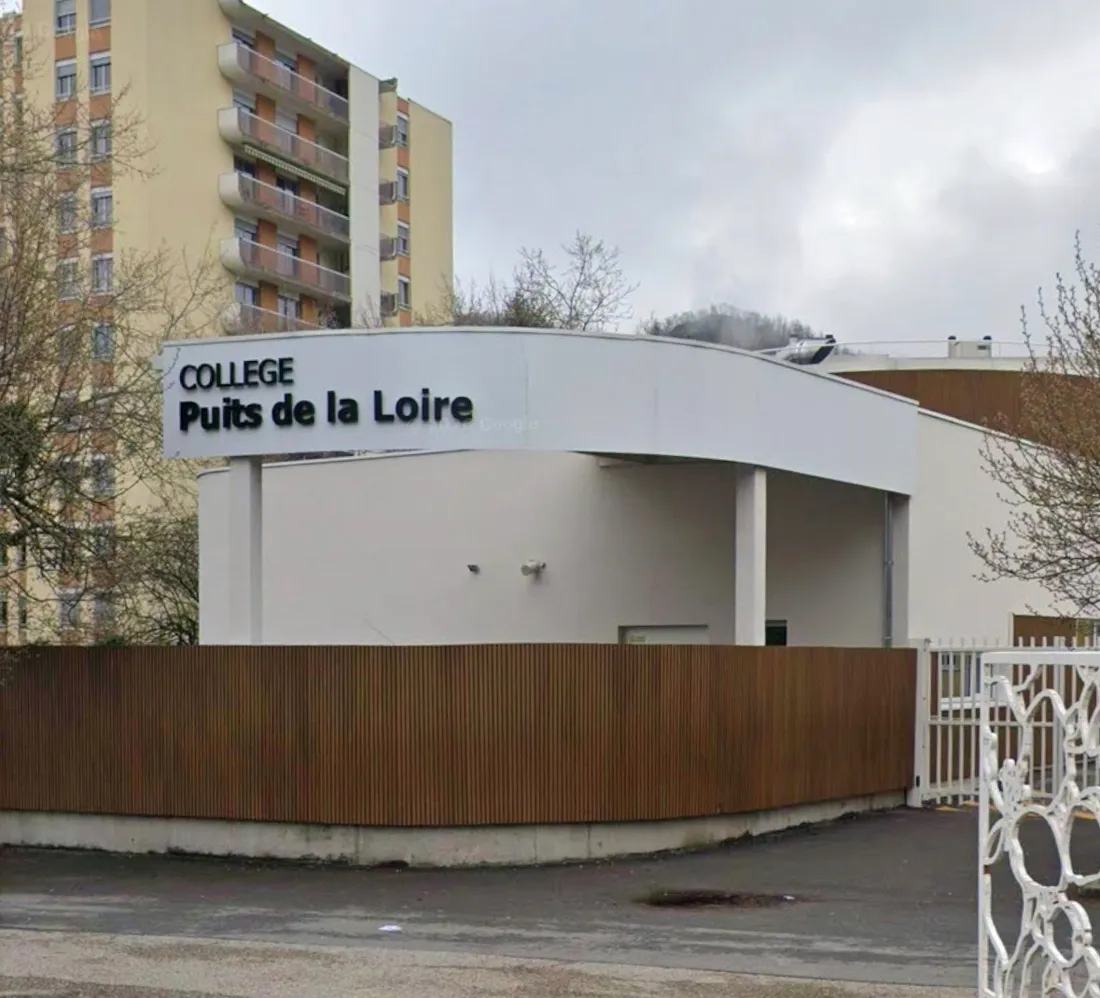 Le collège du Puits de la Loire à Saint-Etienne. 