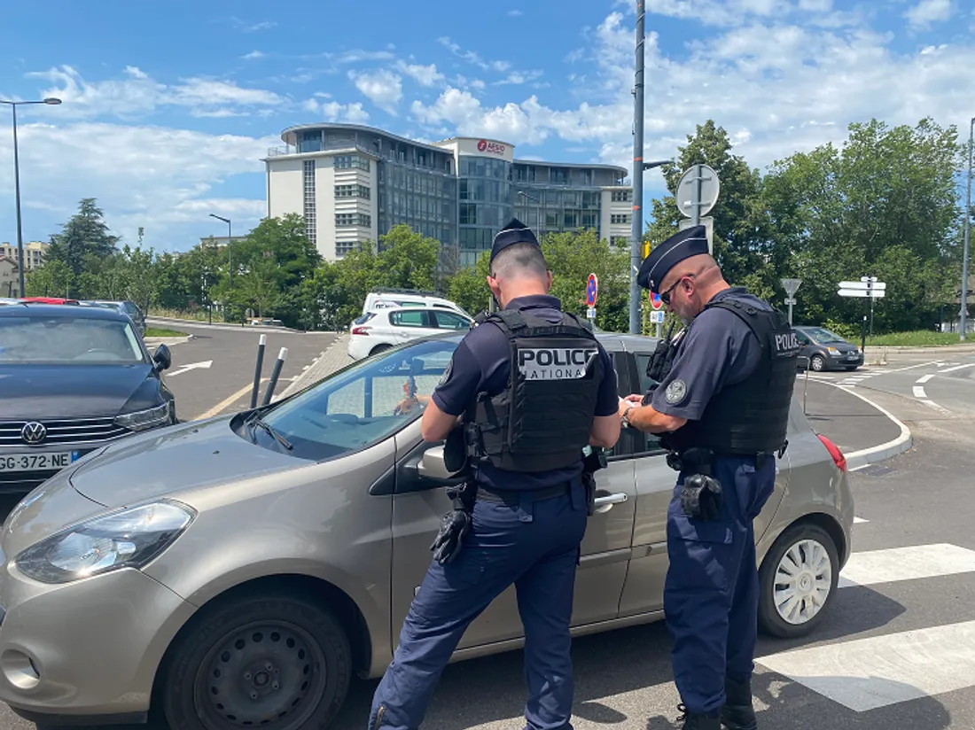 Contrôle routier police