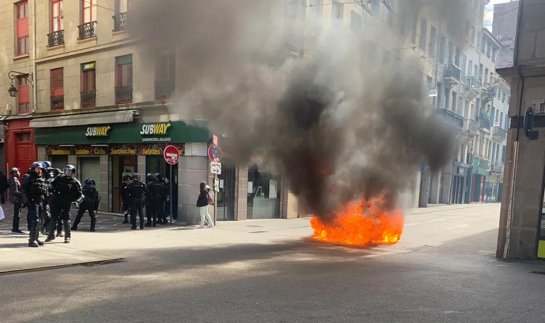 Des heurts ont éclaté ce mardi 28 mars.
