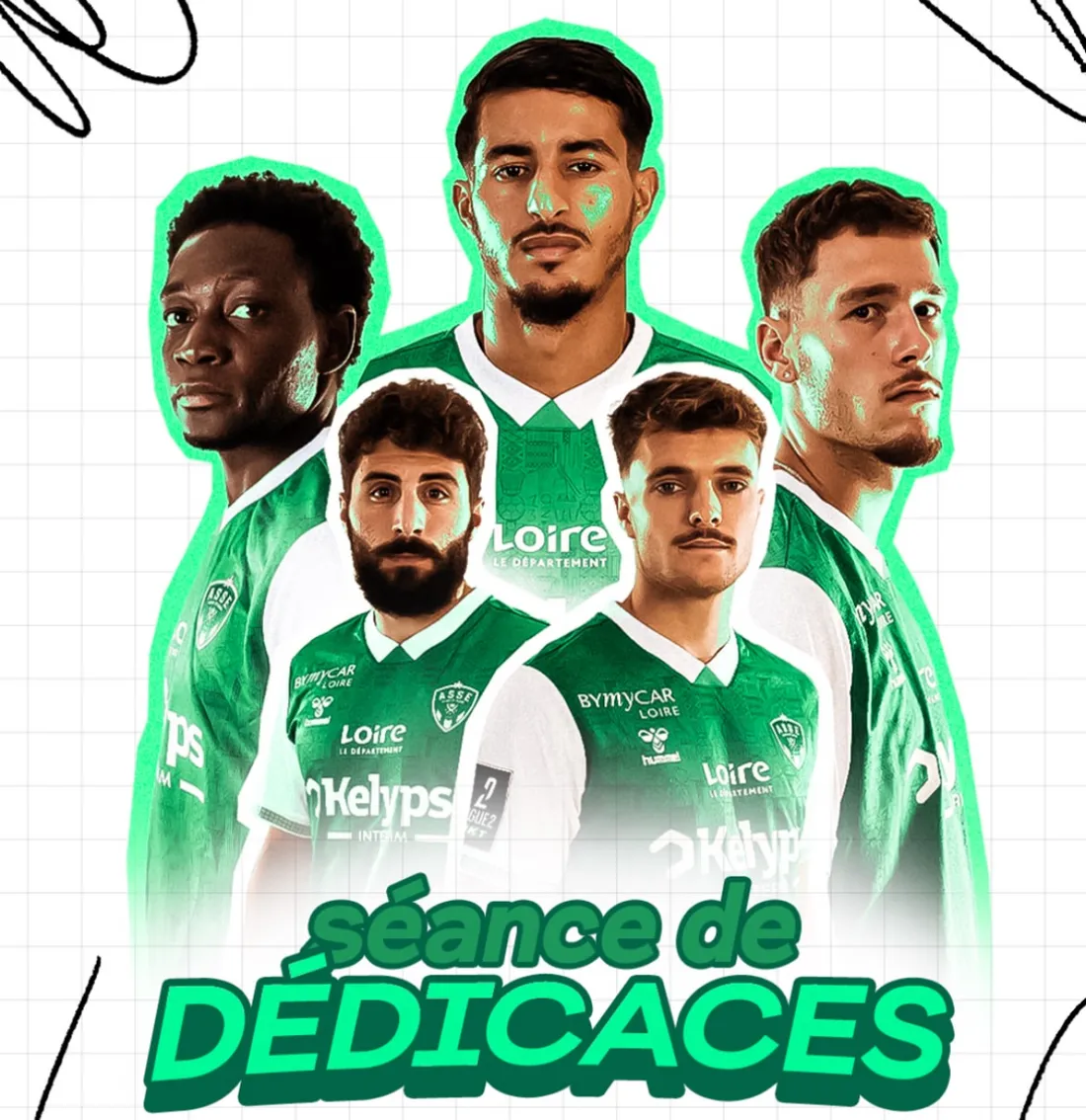 Plusieurs joueurs seront présents pour cette séance de dédicaces. 