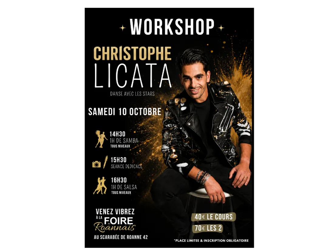 Workshop avec Christophe Licata à Roanne