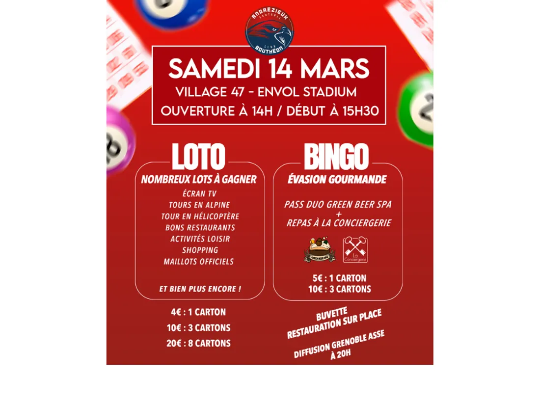 Loto & Bingo à l'ABFC
