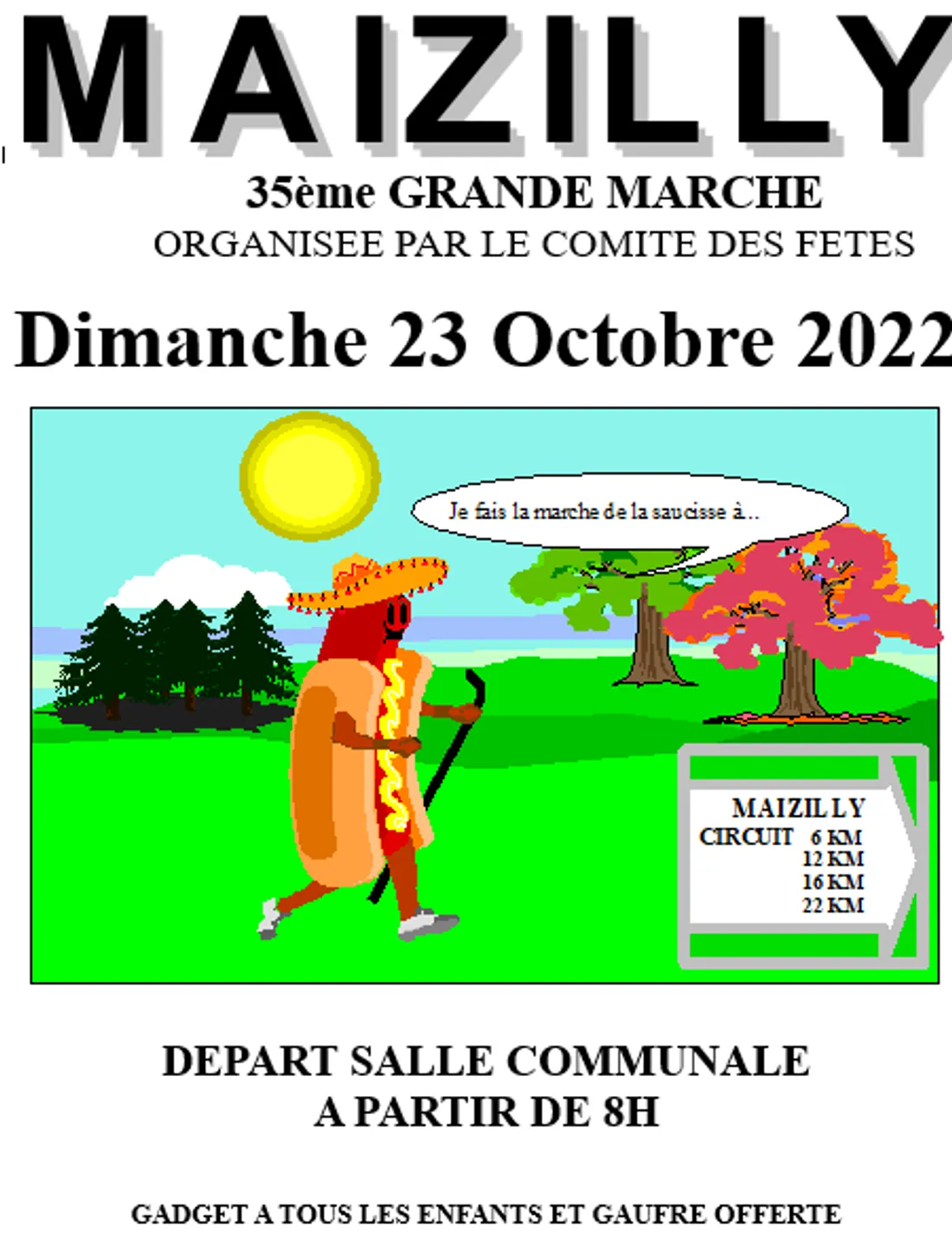 35ème grande marche de Maizilly