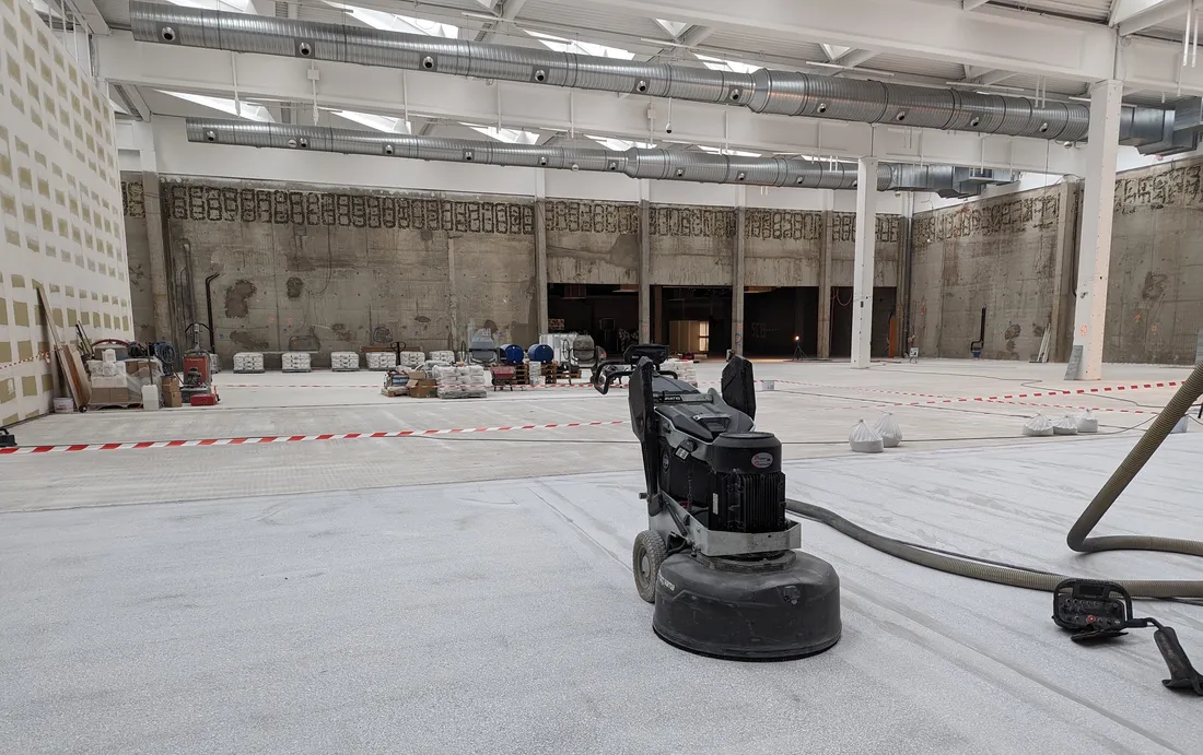 Les travaux au Musée d'Art Moderne