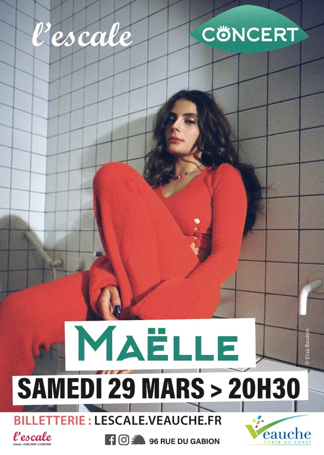 Maelle en concert à Veauche