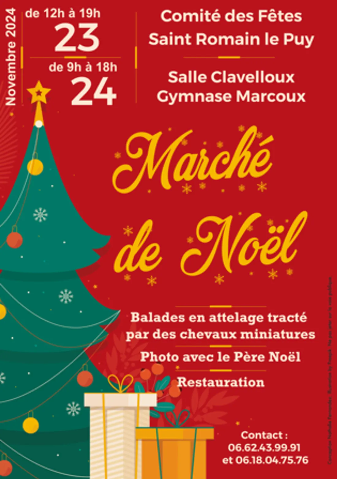 Marché de Noel à St-Romain-le-Puy