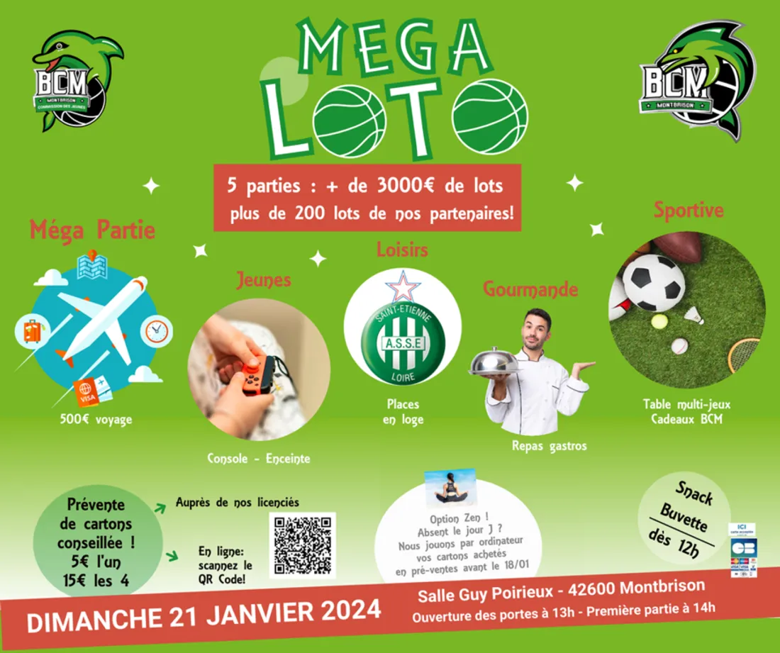Méga loto à Montbrison