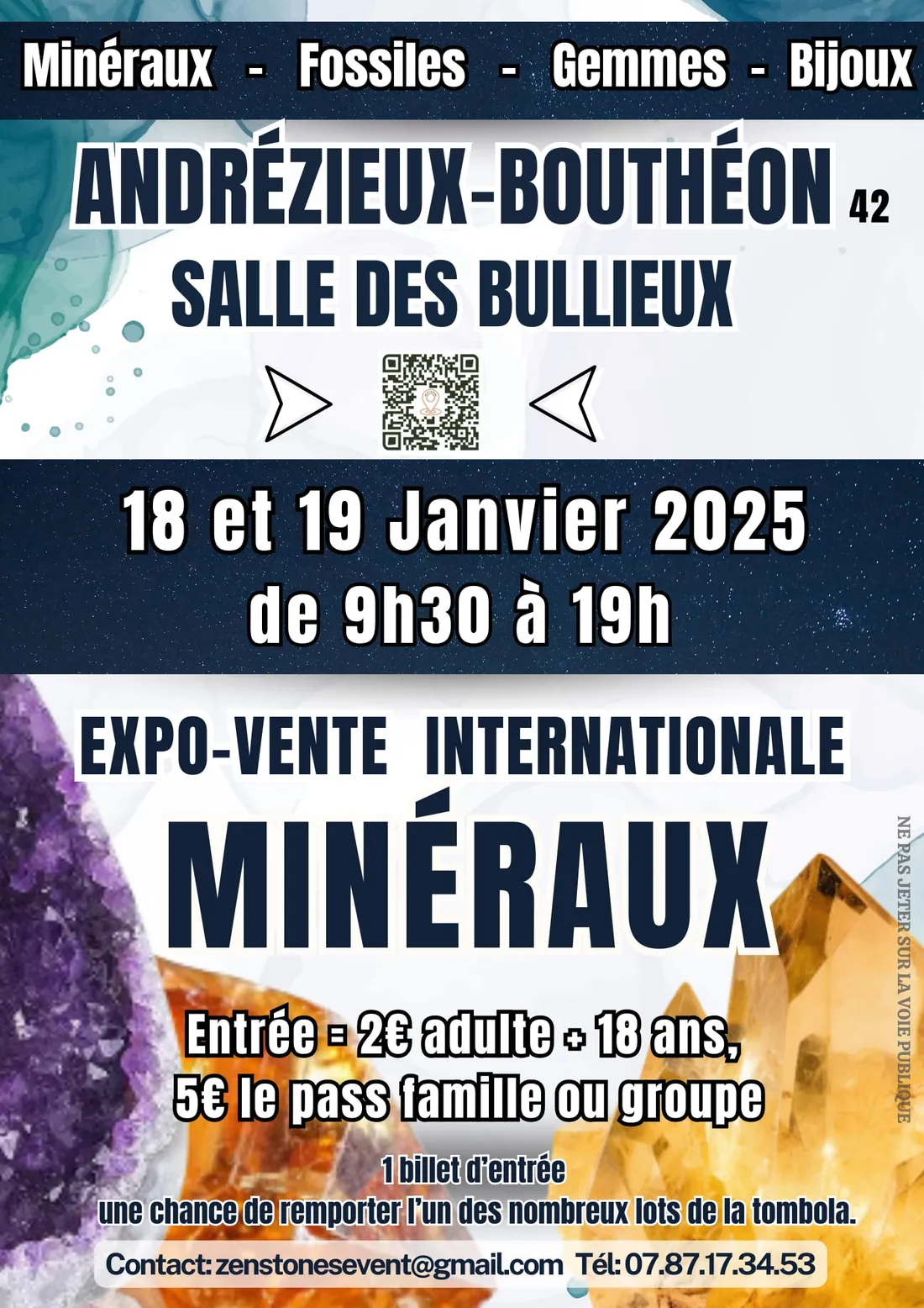 Salon de minéraux à Andrézieux-Bouthéon