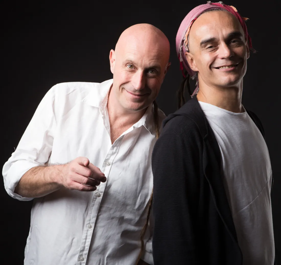 Spectacle musical "Souvenirs de saltimbanques" par Mike et Riké de Sinsémilia à Villars